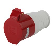 Розетка переносная 215 3Р+РЕ+N 16А 380В IP44 Эра (10)