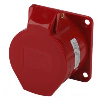 Розетка 415 встраиваемая 3Р+Е+N 16А 380В IP44 Эра (20)