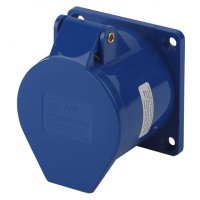 Розетка 423 встраиваемая 2Р+PЕ 32А 220В IP44 Эра (15)