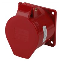 Розетка 425 встраиваемая 3Р+Е+N 32А 380В IP44 Эра (15)