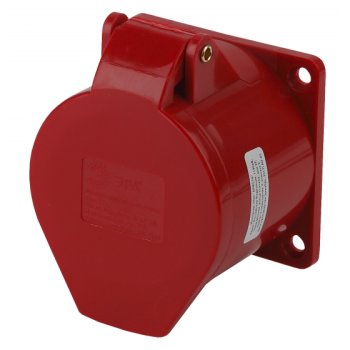 Розетка 425 встраиваемая 3Р+Е+N 32А 380В IP44 Эра (15)