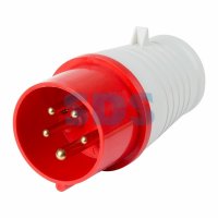 Вилка 015 3Р+РЕ+N 16А 380В IP44 Rexant (10)