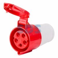 Розетка переносная 225 3Р+РЕ+N 32А 380В IP44 Rexant (10)