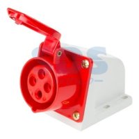 Розетка стационарная 114 3Р+РЕ 16А 380В IP44 Rexant (10)