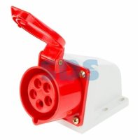 Розетка стационарная 115 3Р+РЕ+N 16А 380В IP44 Rexant (10)