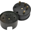 Разъем печной РШ/ВШ карболитовый 25А 380В черный 9112 IN HOME
