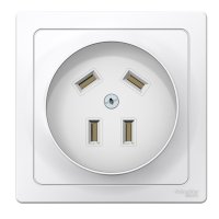 Розетка для электроплит BLANCA скрытая белый 3P+N 32А 400В (2)