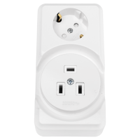 Розетка для электроплит Светоприбор 2-ая с/з белый 32/16А (30)