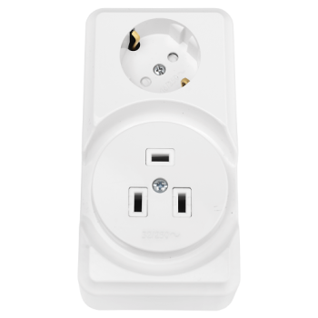 Розетка для электроплит Светоприбор 2-ая с/з белый 32/16А (30)