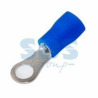 Наконечник кольцо изолированный  4.3мм 1.5-2.5мм² (НКи 2.5-4/НКи2-4) синий Rexant (100)