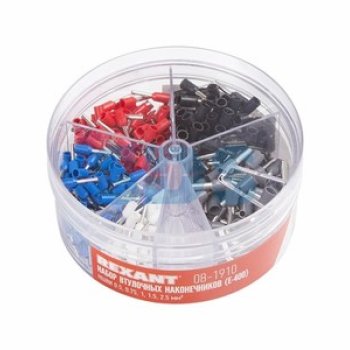 Набор НШВИ 0.75мм² 1мм² 1.5мм² 2.5мм² бокс Rexant (80)