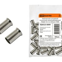 Наконечник штыревой втулочный 16мм²-12 TDM НШвН 100шт (10)