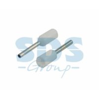 Наконечник штыревой втулочный изолированный 0.5мм²-8 Rexant НШВи белый (100)