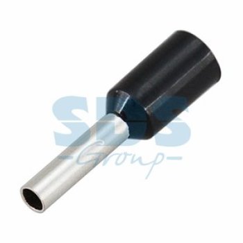 Наконечник штыревой втулочный изолированный 1.5мм²-8 Rexant НШВи черный (100)