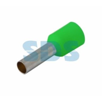 Наконечник штыревой втулочный изолированный 6мм²-12 Rexant НШВи зеленый (100)