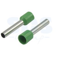 Наконечник штыревой втулочный изолированный 6мм²-18 Rexant НШВи зеленый (100)
