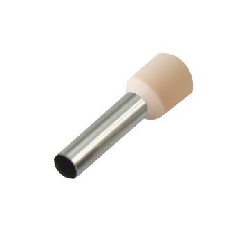 Наконечник штыревой втулочный изолированный 10мм²-18 Rexant НШВи слоновая кость (100)
