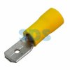 Разъём плоский изолированный папа РпИп 6.0-(6.3) 6.3мм 4-6мм² желтый Rexant (100)