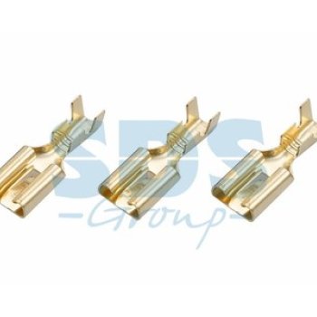 Разъём плоский мама Рпм 2.5-(6.3) 7.5мм 1-2.5мм² Rexant (100)