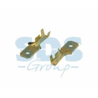 Разъём плоский папа Рпп 1.5-(6.3) 6.3мм 0.5-1.5мм² Rexant (100)