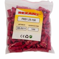 Разъём штекерный изолированный мама РшИм 2-5-4 0.5-1.5мм² 100шт Rexant (100)