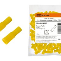 Разъём штекерный изолированный мама РшИм 5.5-6-4 100шт TDM