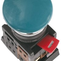 Кнопка AEА-22 "Грибок" зеленый d22мм 1з+1р ИЭК