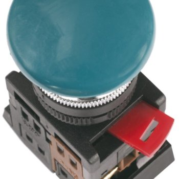 Кнопка AEА-22 "Грибок" зеленый d22мм 1з+1р ИЭК