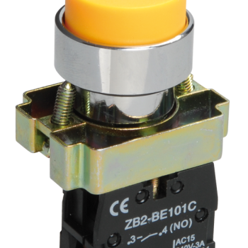 Кнопка IEK LAY-BL51 1з жёлтый (20)