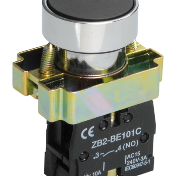 Кнопка IEK LAY-BA21 1з чёрный (20)