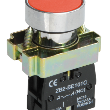 Кнопка IEK LAY5-BA42 1р красный