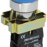 Кнопка IEK LAY5-BA61 1з синий (20)
