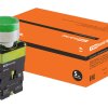 Кнопка TDM BW3361 1з подсветка зелёный (10)