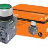 Кнопка TDM MP1-21G зеленая 1з+1р (10)