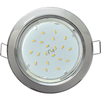 Светильник точечный GX53 хром Ecola H4 к+ (10/50)