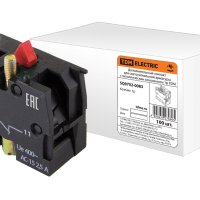 Дополнительный контакт для светосигнальной арматуры TDM 1р металлическое основание