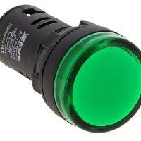Лампа индикаторная EKF AD16-22HS зеленый 400В (10)