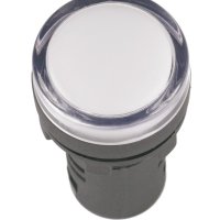 Лампа индикаторная IEK AD-22DS(LED) белый  24В (10)