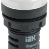 Лампа индикаторная IEK AD-22DS(LED) белый 110В (10)