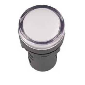 Лампа индикаторная IEK AD-22DS(LED) белый 220В (10)