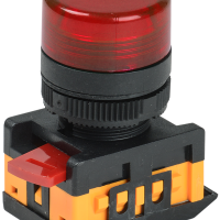 Лампа индикаторная IEK AL-22TE красный 220В (10)