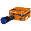 Лампа индикаторная TDM AD-16DS(LED)матрица d16мм синий 12В AC/DC