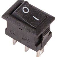 Выключатель Rexant вкл-вкл  3А микро черный (10)