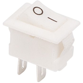 Выключатель Rexant вкл-выкл 3А 2контакта 1полюс белый микро (10)
