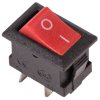 Выключатель Rexant вкл-выкл  3А микро красный (10)