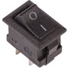 Выключатель Rexant вкл-выкл  3А микро черный (10)