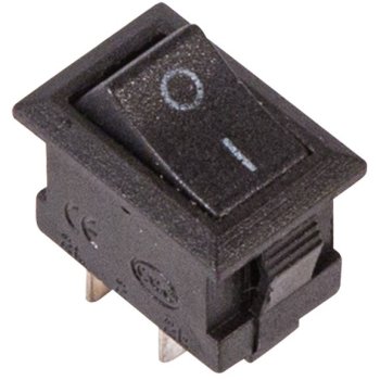 Выключатель Rexant вкл-выкл  3А микро черный (10)