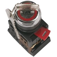 Переключатель IEK AKS-22 I-O 1з+1р ключ (10)