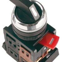 Переключатель IEK АLС-22 I-O 1з+1р черн.длин.рукоят.2 фикс.полож. (10)