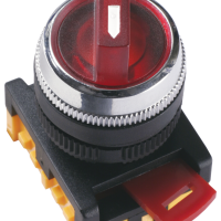 Переключатель IEK АNС-22-2 I-O подсв 220В красный (10)